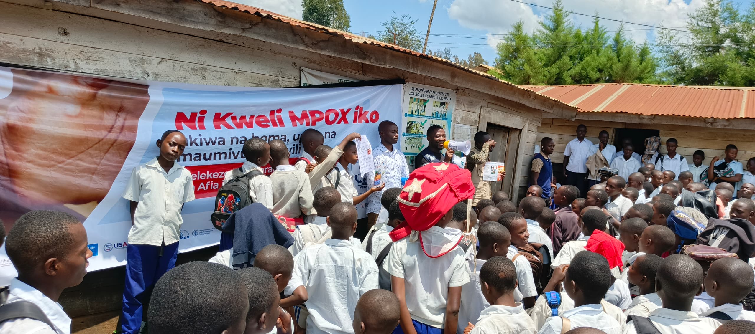 Sud-Kivu/MITI-MURHESA : Campagne Zéro Mpox à l’école.