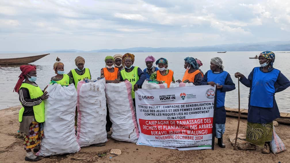 Sud-Kivu/Bukavu : KJN asbl mobilise ses membres pour lutter contre les pollutions plastiques des eaux du Lac Kivu.