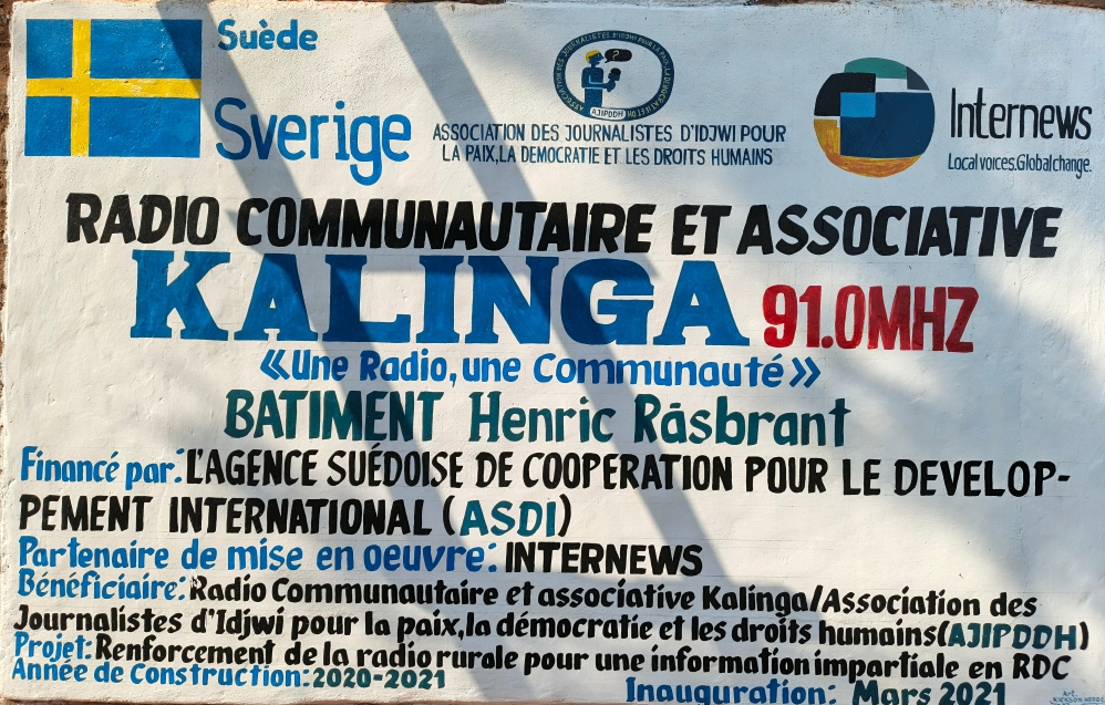 KALINGA 91.0 FM : la Voix ininterrompue de l’île d’Idjwi au service de la sommunauté, grâce à Albert Cinyabuguma