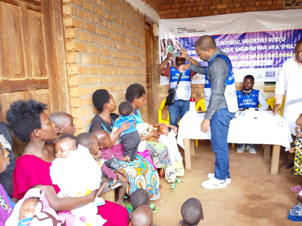 Zéro polio à Idjwi : Dr Aimé Nkemba lance officiellement la campagne de vaccination NVPO2 dans une mobilisation exemplaire des communautés et des partenaires
