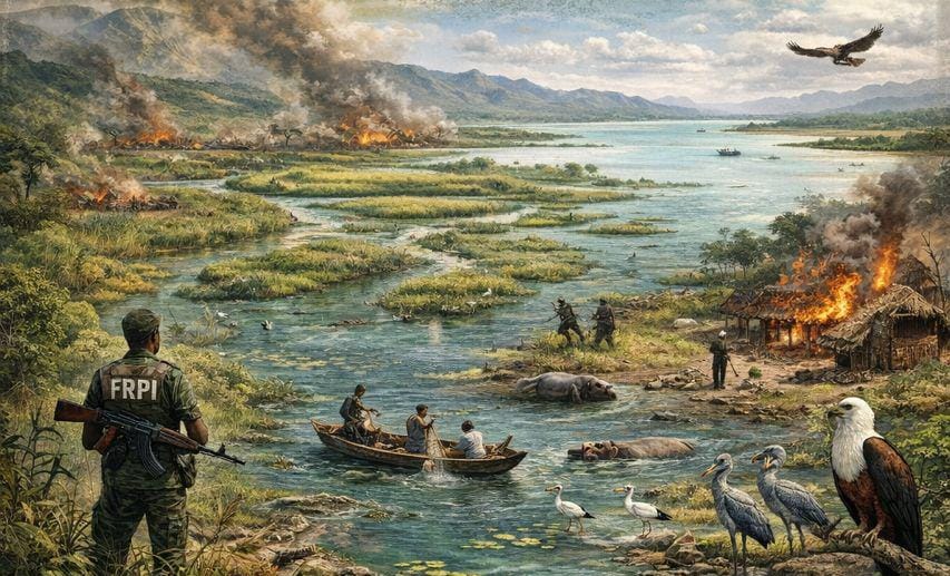 Lac Albert, trésor partagé entre la RDC et l’Ouganda : une zone humide vitale dont la protection devient un enjeu crucial pour la biodiversité, la sécurité alimentaire et l’avenir des communautés riveraines