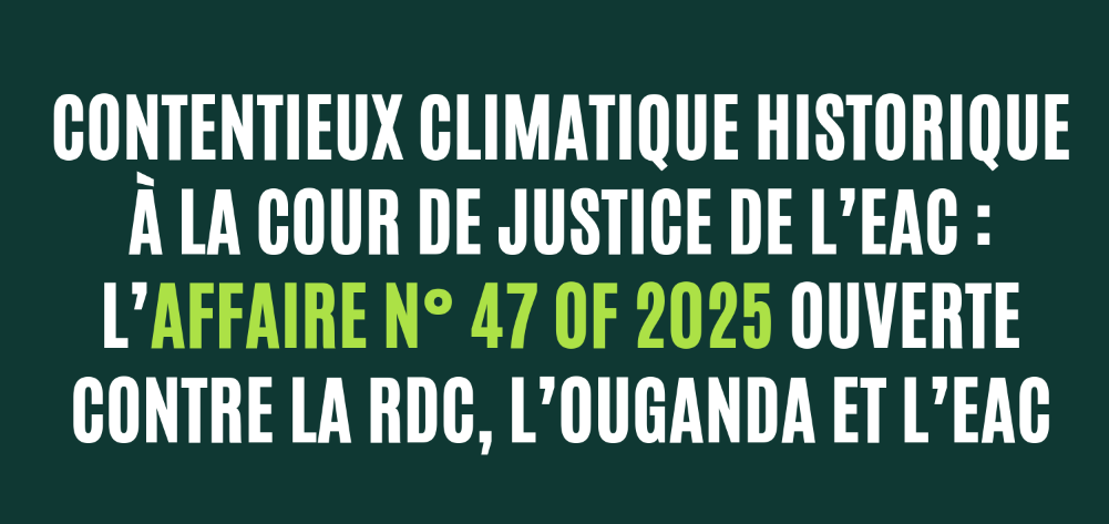 Climate Justice at Lake Albert: When the Media Are Called Upon to Become Champions of Transparency in a Landmark Case Before the East African Court of Justice
